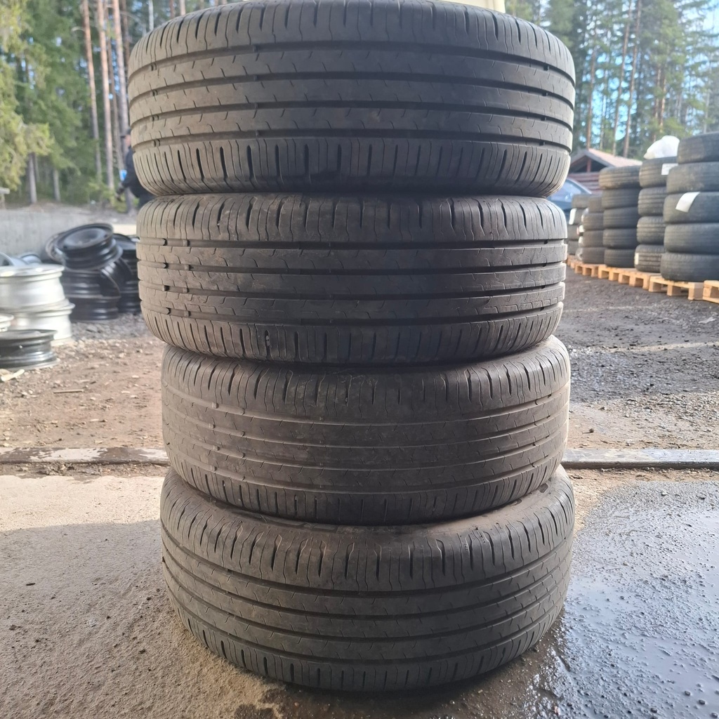 215/60R16 99V XL Continental EcoContact 6 Käytetty kesärengas 5-6mm DOT-20 ja -21