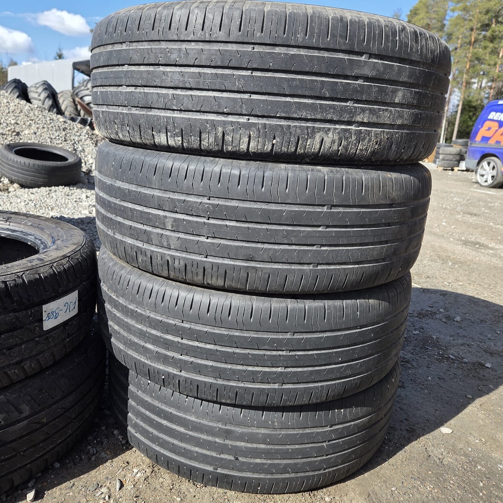 225/60R18 104V XL Continental EcoContact 6 Käytetty kesärengas 4mm DOT-21