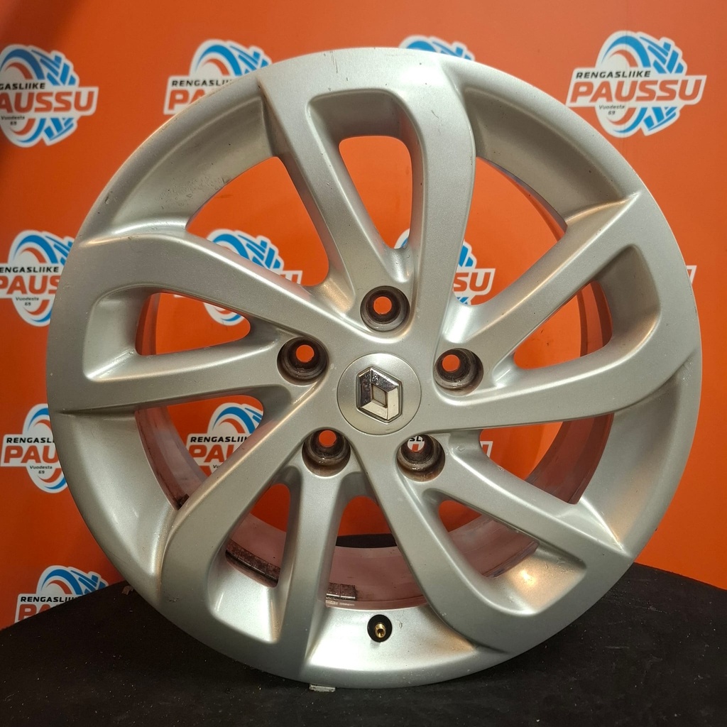 Käytetty RENAULT vannesarja 5x114,3 ET58 KR66,1 6,5x16"