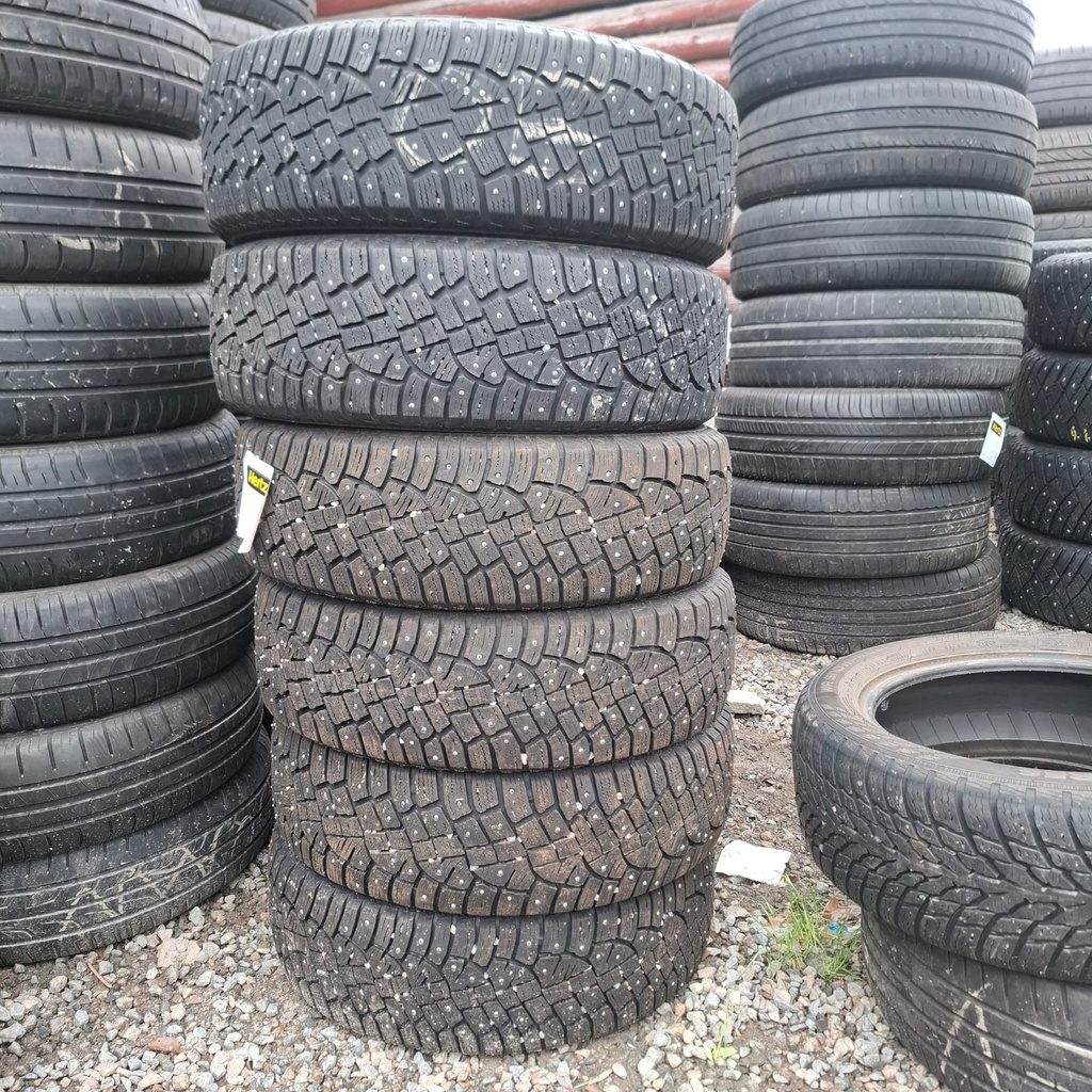 185/65R15 92T XL Continental IceContact 2 Käytetty nastarengas 5-7mm DOT-16 ja -19