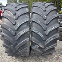 650/65R42 158A8/B FIRESTONE RADIAL 9000 Käytetty rengas 20mm (Vanhat, Korjattu, Kuivumaa, Vain levike käyttöön, Asennus sisärenkalla)