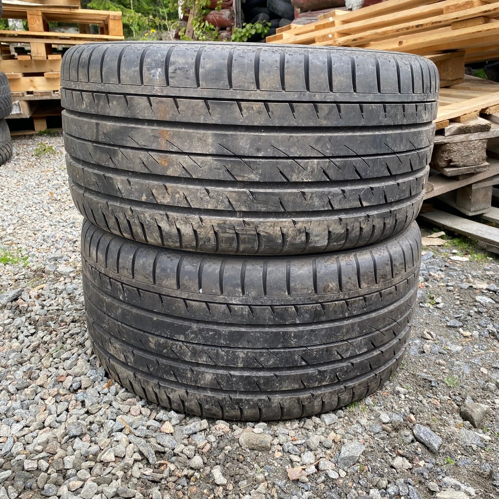 285/35ZR18 101Y Continental SportContact 3 Käytetty kesärengas 7,5mm DOT-16