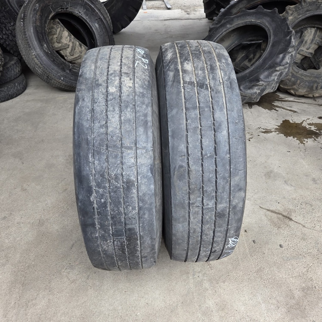 315/80R22.5 156/150L Michlein XZE2+ Käytetty KA-rengas Trailer DOT-04 7mm (Kesä)