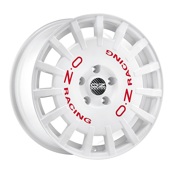 OZ RALLY RACING WHITE | 8X17 4-108 E25 C75,1 8x17 4/108 ET25 CB75.1