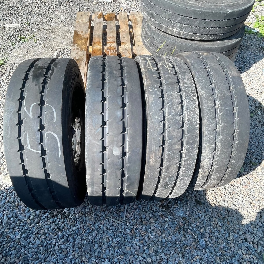 7.00R12 16PR Continental VELOCITY Käytetty teollisuusrengas DOT-23-24  5-7mm