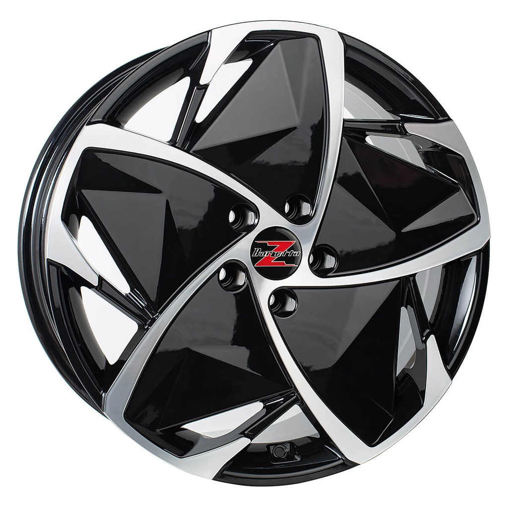 BARZETTA ELETTRICO BLACK POLISHED SÄHKÖAUTON 7.5x18 5/108 ET45 CB63.4