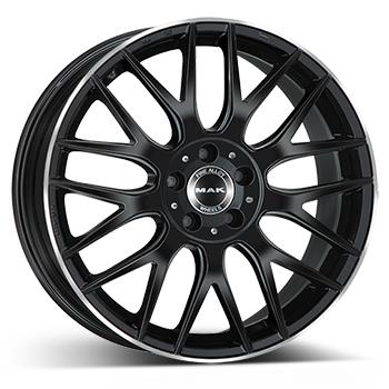 MAK ARROW GLOSS BLACK M.RING 7.5x17 5/112 ET48 CB66.6