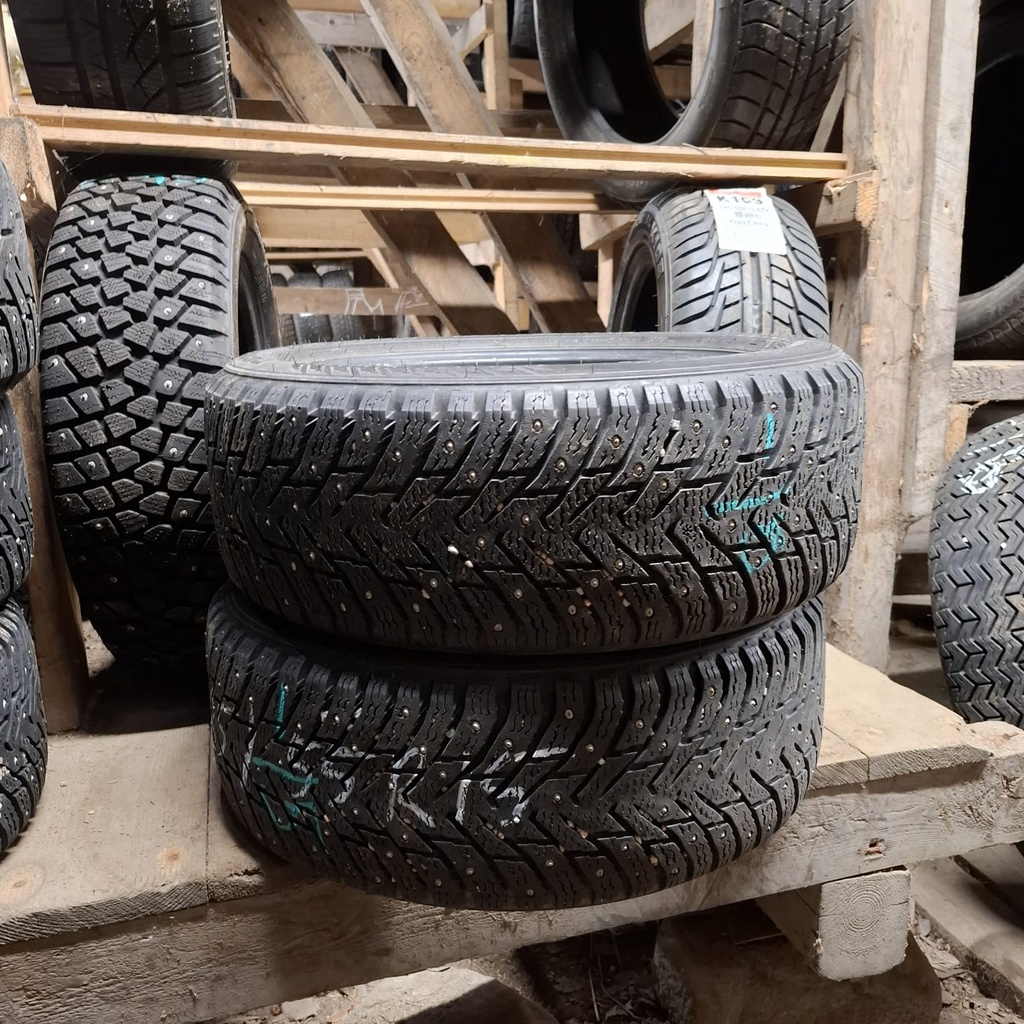185/55R15 86T XL Nokian Hakkapeliitta 8 Käytetty nastarengas 5-7mm DOT-15