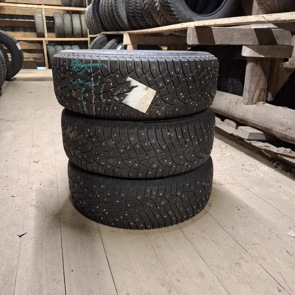 195/65R15 95T XL Continental IceContact2 Käytetty nastarengas 4-6mm DOT-18