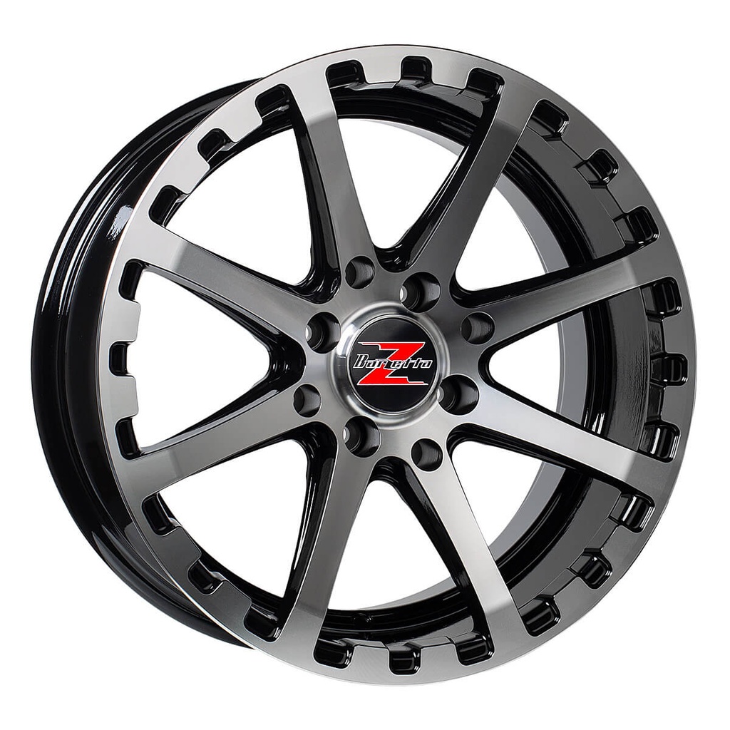 BARZETTA ATV BLACK POLISHED 7x14 4/115 ET10 CB89.1
