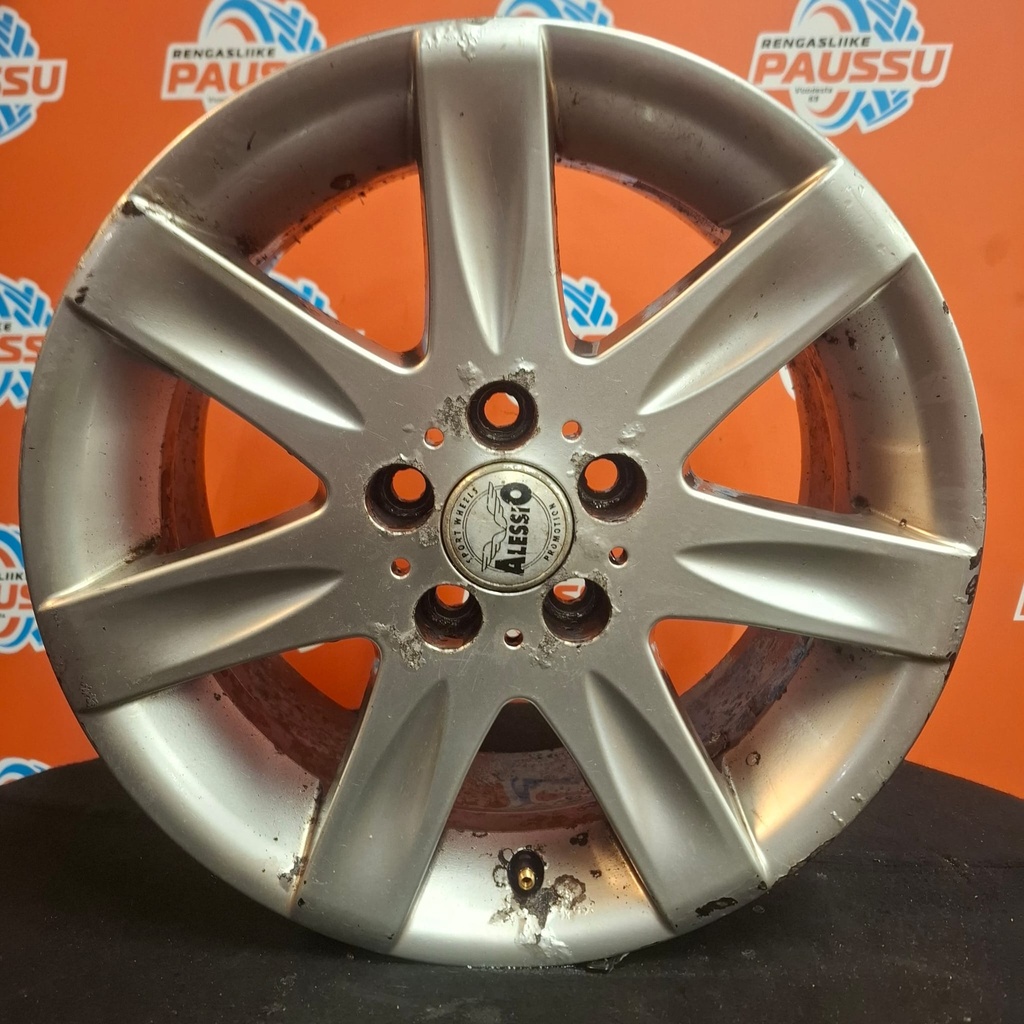 Käytetty ALESSIO vannesarja 5x100 ET 35 KR 57,1 7x15"