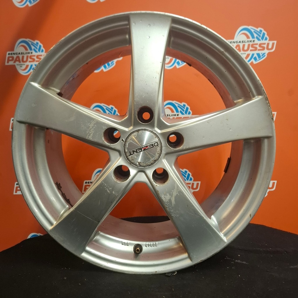 Käytetty DEZENT vannesarja 5x120 ET 35 KR 72,6 7.5x17"