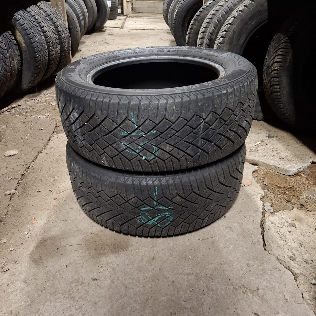 215/55R16 97T Continental VikingContact 7 Käytetty kitkarengas 4-5mm DOT-18