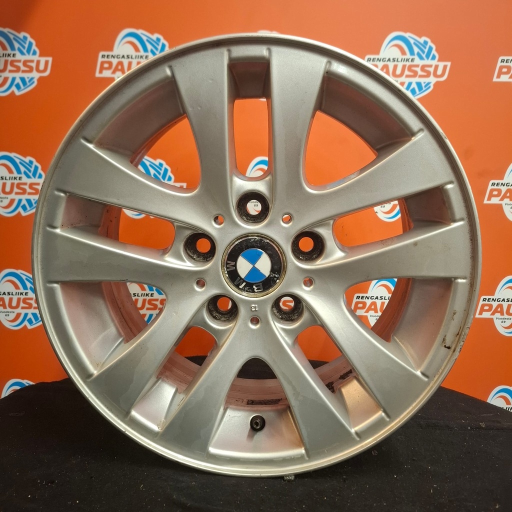 Käytetty BMW Double Spoke 156 vannesarja 5x120 ET34 KR72,6 7x16"