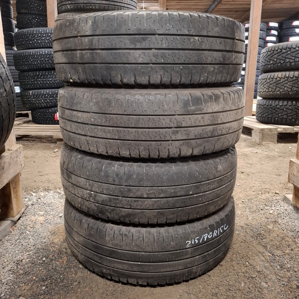 215/70R15CP 109Q Michelin Agilis Camping Käytetty kesärengas 3mm DOT-16 ja -18
