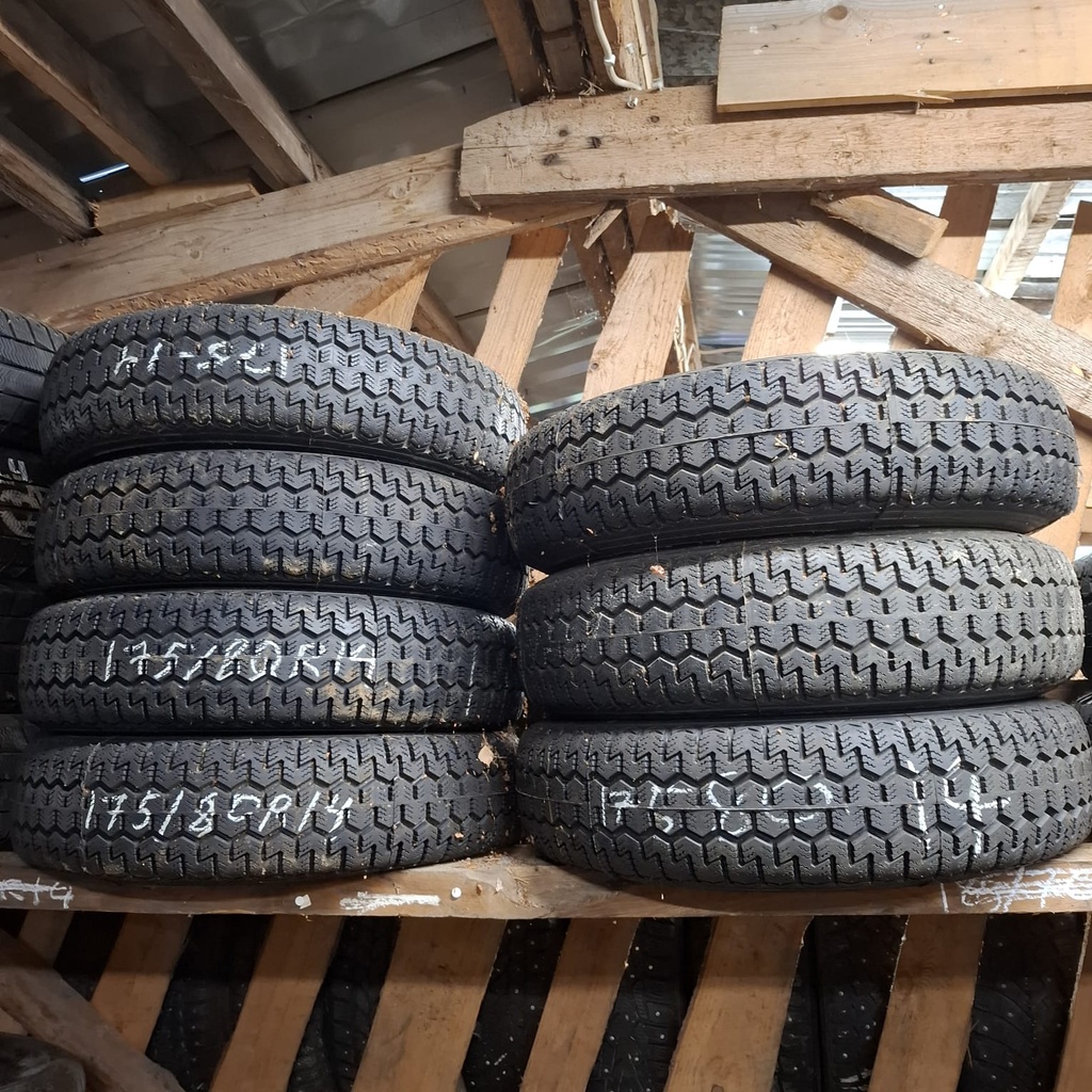 175/80R14 88Q Pinoitettu Ajamaton kesärengas DOT-13