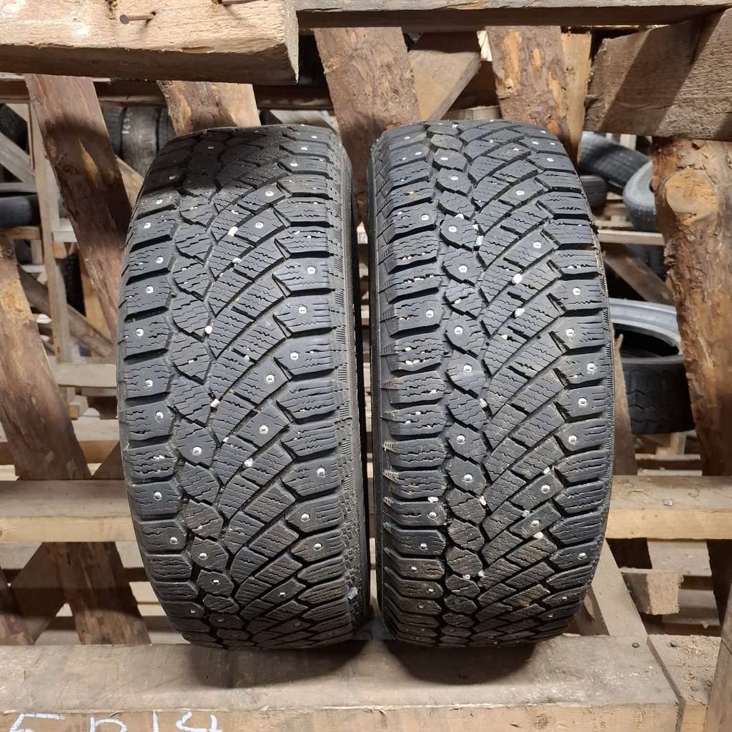 185/65R14 82T Continental IceContact Käytetty nastarengas 7,5mm DOT-12