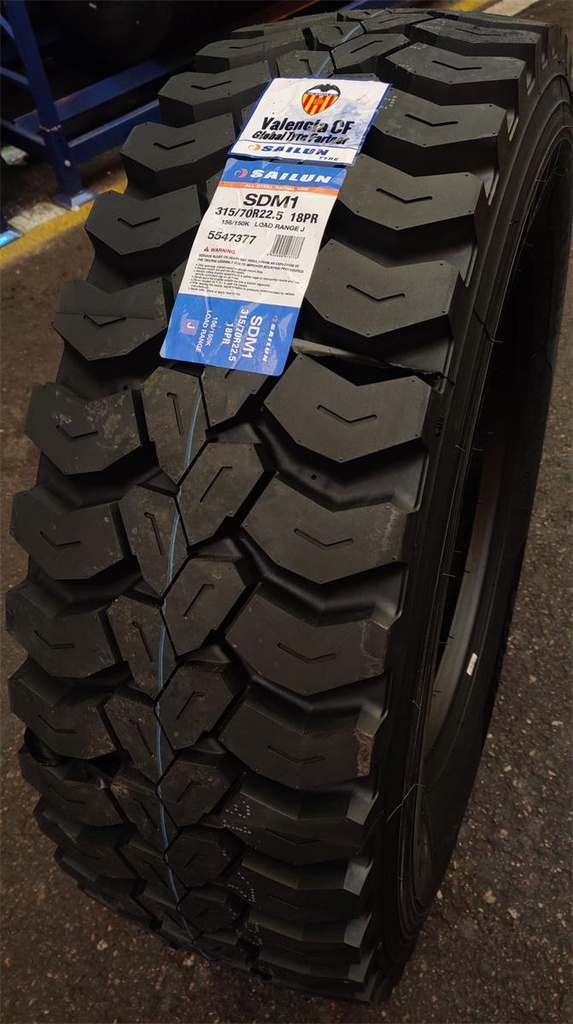 315/80R22.5 156/153K SAILUN SDM1 XL DRIVE ON/OFF ROAD