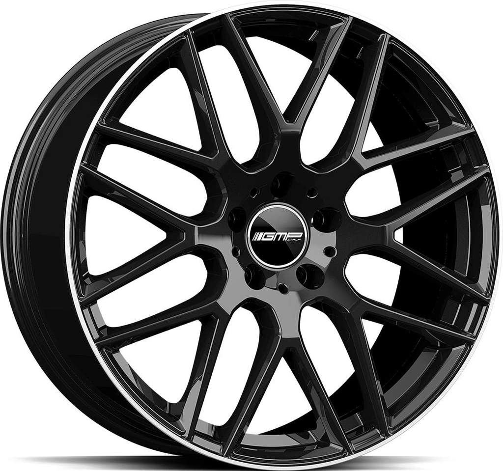 GMP BERGHEM BLACK DIAM LIP 8.5x21 5/112 ET35 CB66.6