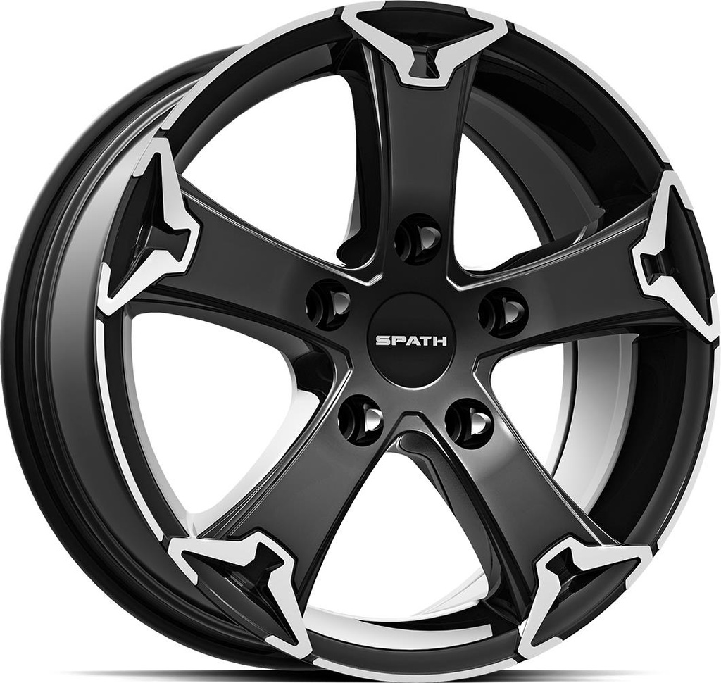 SPATH SP52/H BLACK LIP POL 8x18 6/130 ET50 CB84.1