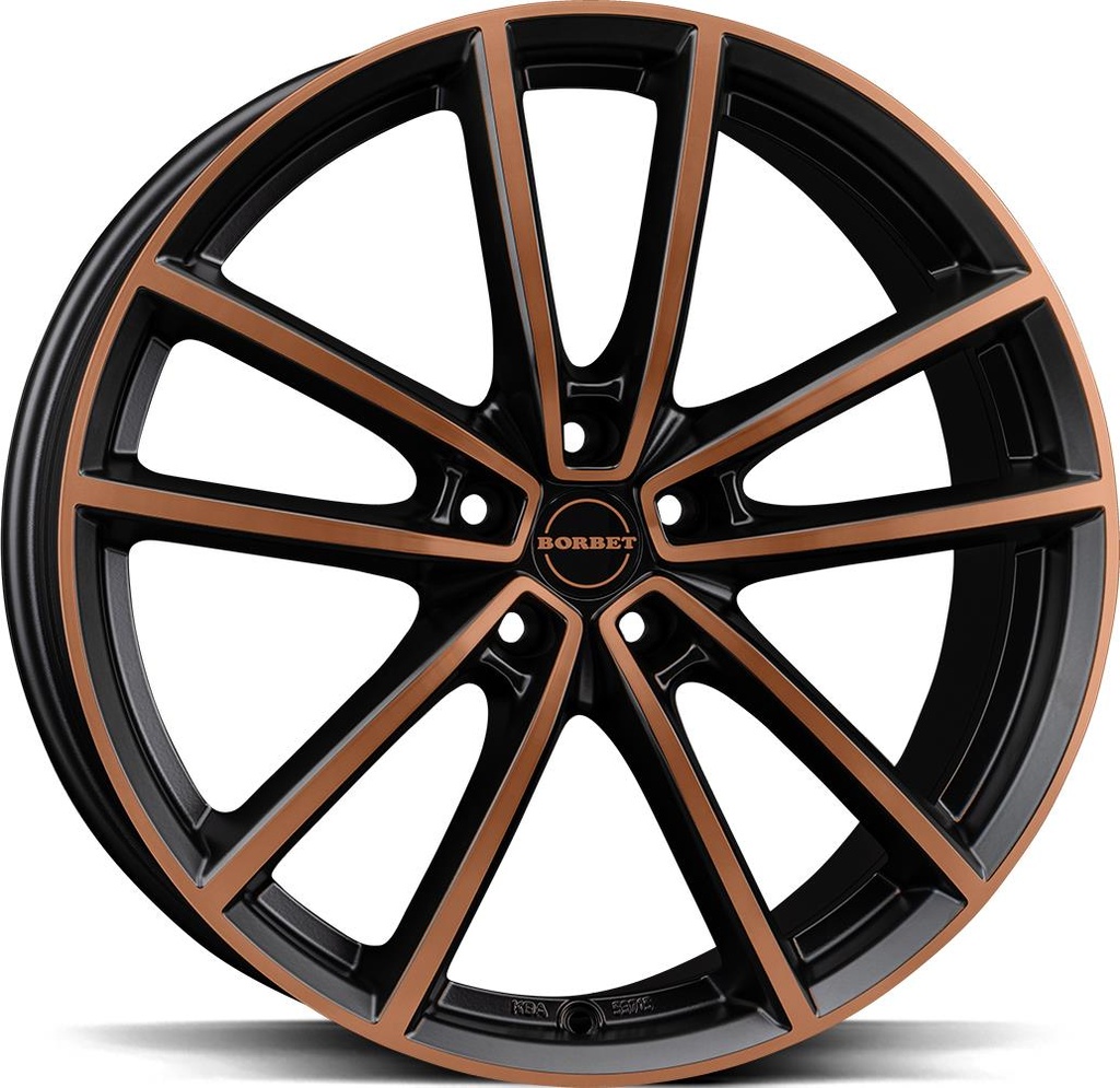 BORBET W BLACK COPPER POL MATT 8x18 5/112 ET48 CB66.6