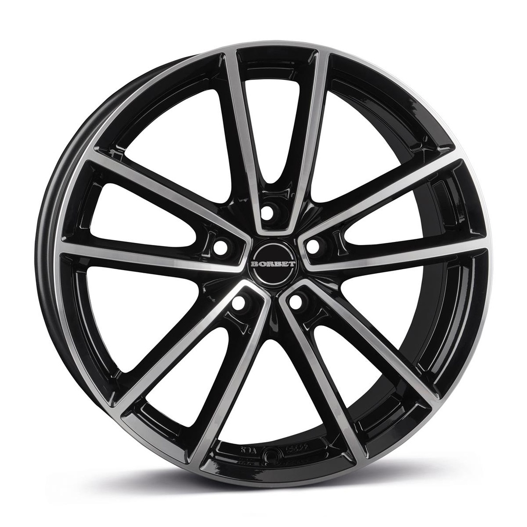 BORBET W BLACK POL GLOSS 8x19 5/114.3 ET48 CB72.5