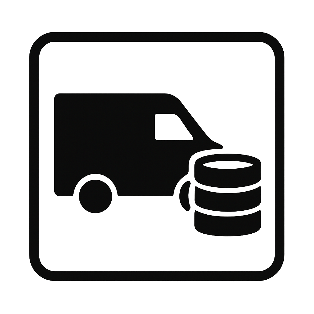 Kausisäilö + allevaihto - SUV / Pakettiauto / Asuntoauto