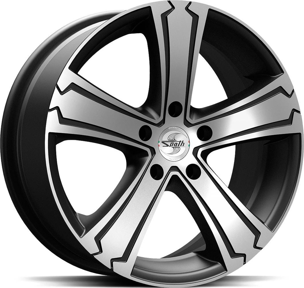 SPATH SP42 H BLACK MATT POLISH 8x18 6/139.7 ET35 CB67.1