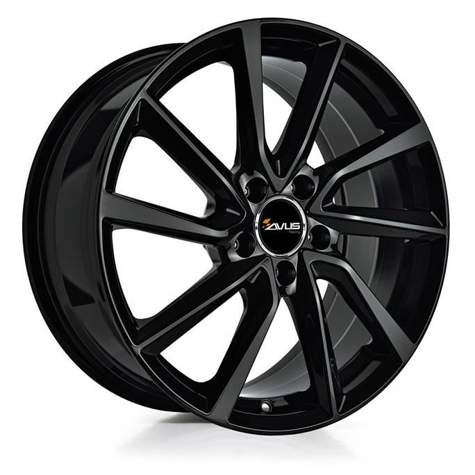 AVUS AC-518 BLACK 7.5x17 5/112 ET38 CB66.6