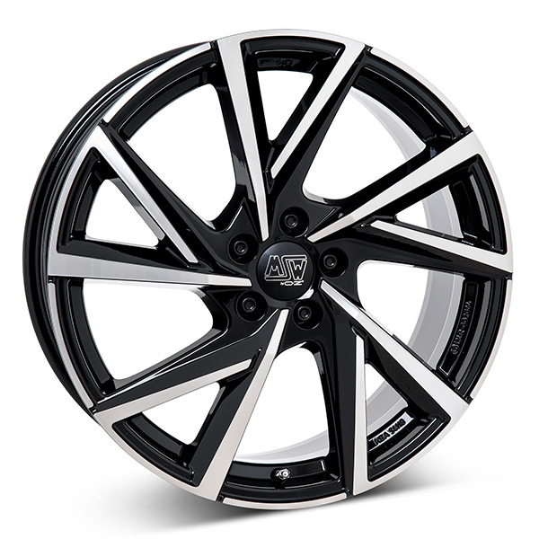 MSW 80 G.BLK/POL 6.5x16 5/100 ET47 CB57.1