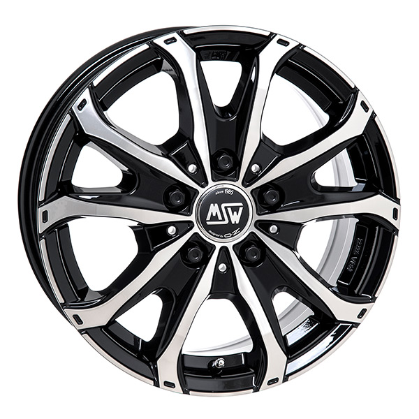 MSW 48 VAN BLK/POL 7x17 5/130 ET66 CB89.1