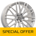 MEGA WHEELS CETUS SILVER 8x19 5/108 ET48 CB63.3