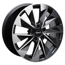 MEGA WHEELS ZENITH FF ANTHRACITE GREY FRONT POLISHED 9x21 5/112 ET42 CB57.1
