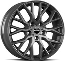 GMP BOOSTER GLOSS ANTHRACITE 8x18 6/120 ET45 CB74.6