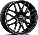 GMP BERGHEM BLACK DIAM LIP 9.5x20 5/112 ET35 CB66.6