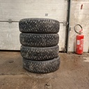 155/65R14 75T Nokian Hakkapeliitta 8 Käytetty nastarengas 6mm DOT-13