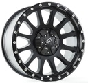 STATUSFÄLGAR D95 FLATBLACK MILLED RIVETS 9x18 5/120-139.7 ET20 CB78.1