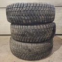 195/65R15 95T XL Michelin X-Ice North 3 Käytetty nastarengas 7,5-8,5mm DOT-16