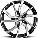 BROCK EB1 BLACK FULL POL 5x19 5/112 ET43 CB66.6