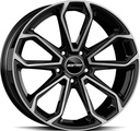 GMP FURIOSA BLACK DIAM 9.5x20 5/130 ET46 CB71.6