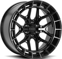 VOSSEN HFX1 TINTED GLOSS BLACK 9.5x20 6/135 ET15 CB87.1