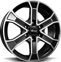BROCK RC31 BLACK FULL POL 8x18 6/114.3 ET45 CB66.1