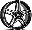 BROCK RCD17 BLACK FULL POL 7.5x17 5/112 ET40 CB66.6