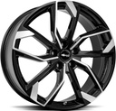 BROCK RC34 BLACK FULL POL 7x17 5/108 ET40 CB63.4