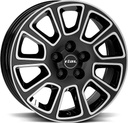 RIAL TRANSPORTER 2 DIAM BLACK POL 6x15 5/118 ET68 CB71.1