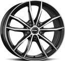 RIAL X12 DIAM BLACK POL 8x18 5/112 ET30 CB66.7