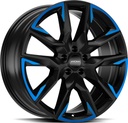 RONAL R71 JET BLACK MATT BLUE TINTED MAT 8.5x20 5/114.3 ET40 CB82