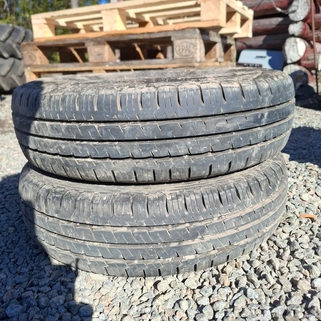 185/80R14C 102/100R Hankook Vantra LT Käytetty kesärengas 6,5-7,5mm DOT-18 ja -19