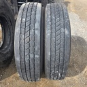 10.00R20 14pr DUNLOP SP350 Käytetty KA-rengas trailer DOT-20 8mm