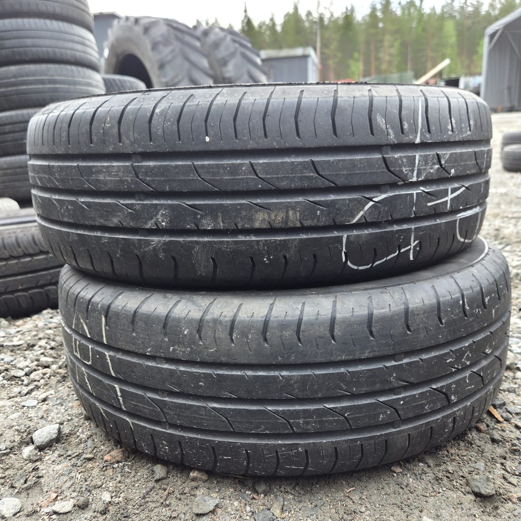 195/65R15 91H Continental PremiumContact 2 Käytetty kesärengas 4mm DOT-09